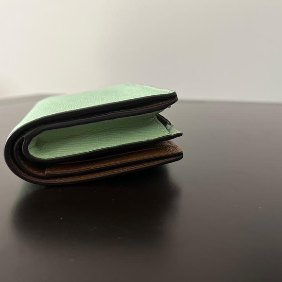 Coach Mini Darcie Carryall crossbody and small wallets /Silver/Pale Pistachio - Picture 9 of 12